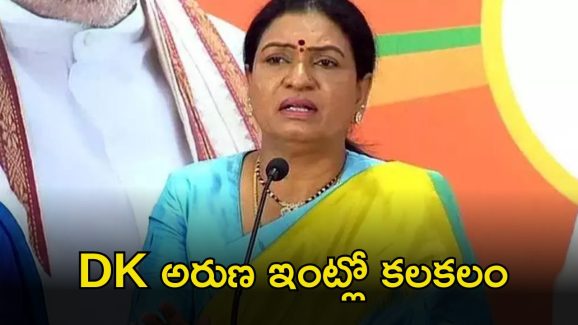 DK Aruna: అర్ధరాత్రి ఎంపీ డీకే అరుణ ఇంట్లో దొంగ.. కిచెన్‌లో హల్‌చల్