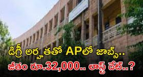 IIPE Recruitment: డిగ్రీ పాసైతే చాలు.. ఏపీలో జాబ్స్.. నెలకు రూ.32,000 జీతం..