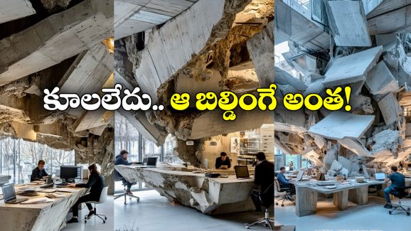 Office Space: కూలిన బిల్డింగులో ఆఫీస్.. హా హా పప్పులో కాలేశారు!