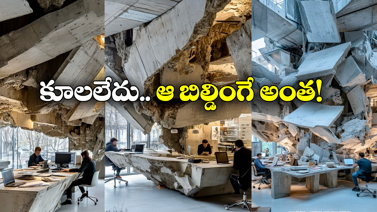 Office Space: కూలిన బిల్డింగులో ఆఫీస్.. హా హా పప్పులో కాలేశారు!