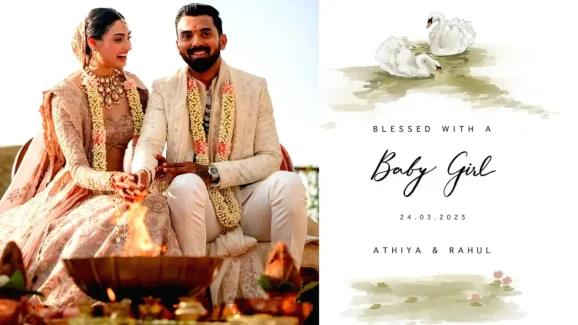 Rahul Athiya Blessed with baby Girl: గుడ్ న్యూస్ చెప్పిన టీమిండియా క్రికెటర్…!
