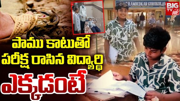 Rajahmundry 10th Class Student: తాచుపాము కరిచినా 10వ తరగతి ఎక్జామ్ రాసిన విద్యార్థి..