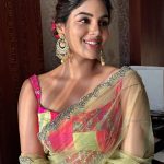 Samyuktha Menon: వల లాంటి చీరలో అందాలు కప్పేసిన సంయుక్త.. అందానికి దాసోహం అవుతున్న ఫ్యాన్స్..!