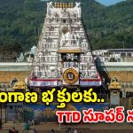 TTD: తిరుమల వెళ్లే తెలంగాణ భక్తులకు TTD అదిరిపోయే న్యూస్.. ఇకనుంచి ఈజీగా..?