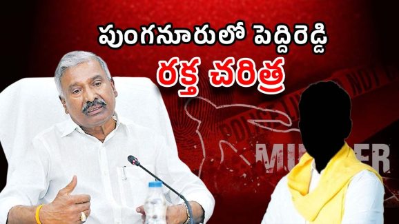 Punganur Murder Case: టీడీపీ కార్యకర్త హత్య..పెద్దిరెడ్డి కీలక నిందితుడు!