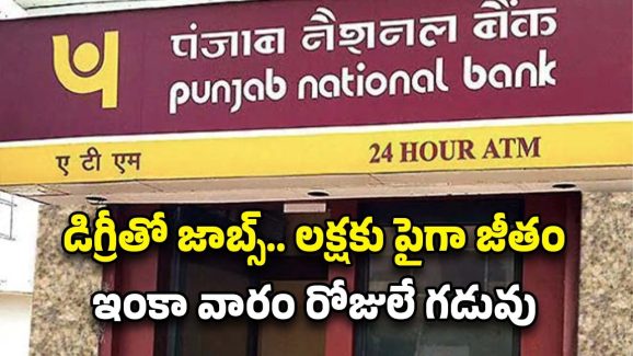 PNB Recruitment: లక్షకు పైగా వేతనంతో ఉద్యోగాలు.. డిగ్రీ పాసైతే చాలు.. ఇంకా వారం రోజులే..!
