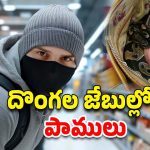 Thieves Use Python: కొత్త ప్లాన్ వేసిన దొంగలు.. సూపర్ మార్కెట్లో పాములతో చోరీ