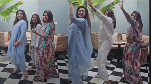 Tollywood: మీనా, సంగీత, మహేశ్వరి.. రీల్ తో అదిరిపోయే డాన్స్ వేసిన హీరోయిన్స్..!