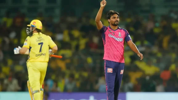 CSK VS RR: చివరలో అదరగొట్టిన సందీప్ శర్మ.. రాజస్థాన్ తొలి విజయం