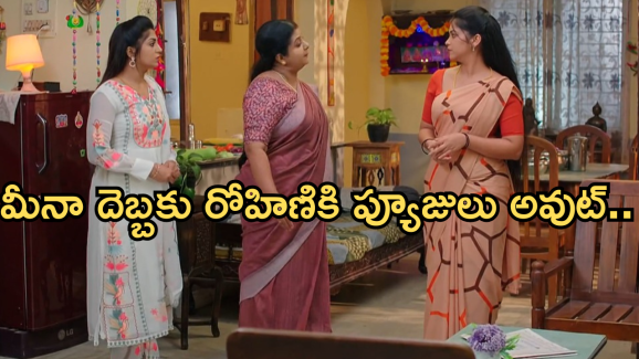 Gundeninda GudiGantalu Today episode: ప్రభావతికి చుక్కలు చూపిస్తున్న మీనా.. రవి, శృతిలకు బాలు వార్నింగ్..