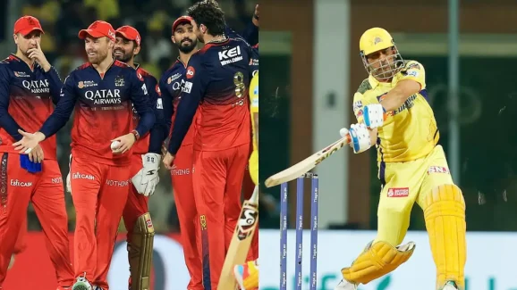 CSK VS RCB: చివరలో ధోని మెరుపులు… RCB రెండో విక్టరీ