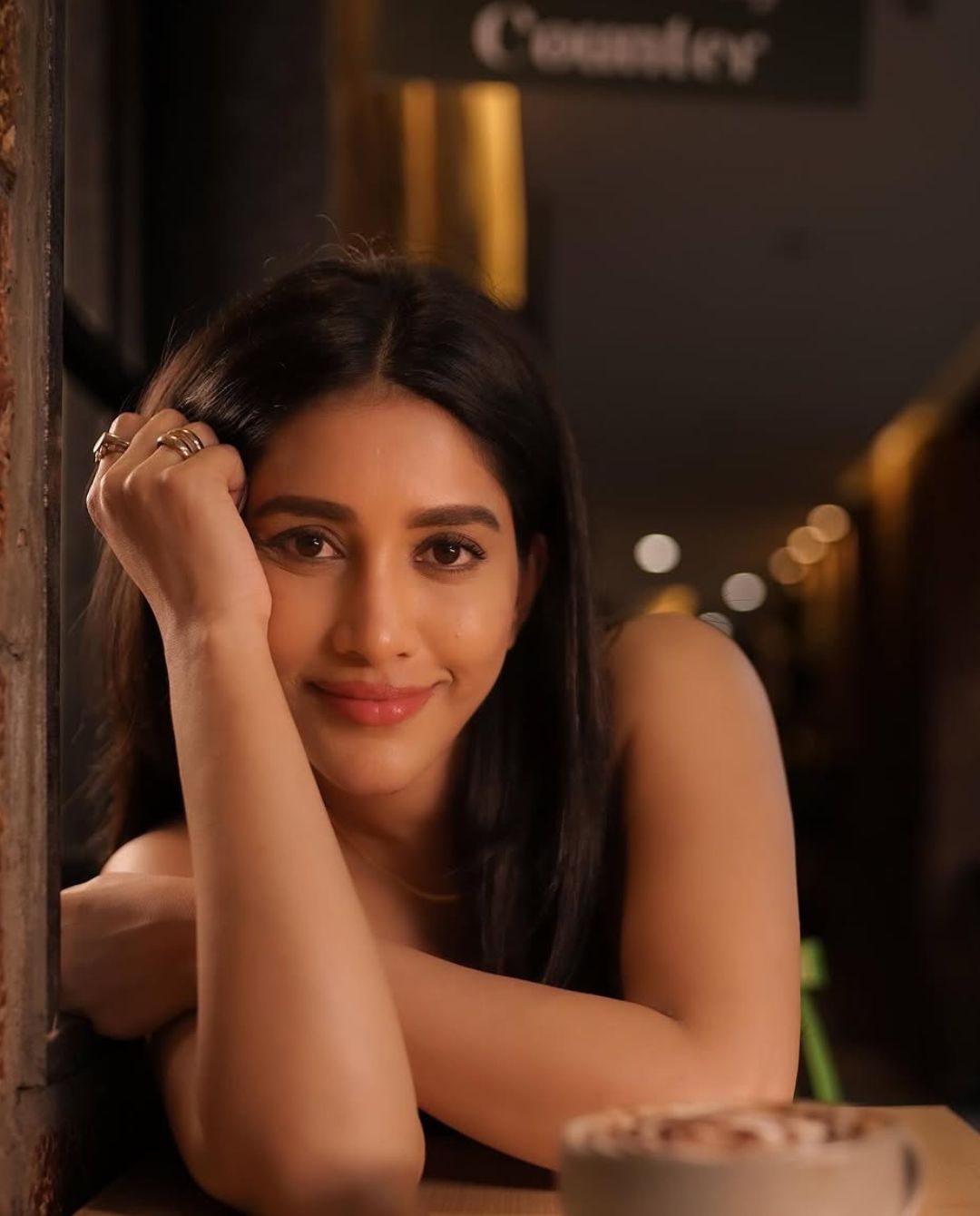 Nabha Natesh : కాఫీ కప్పుతో క్యూట్ లుక్ లో మతిపోగొడుతున్న నభా నటేష్…