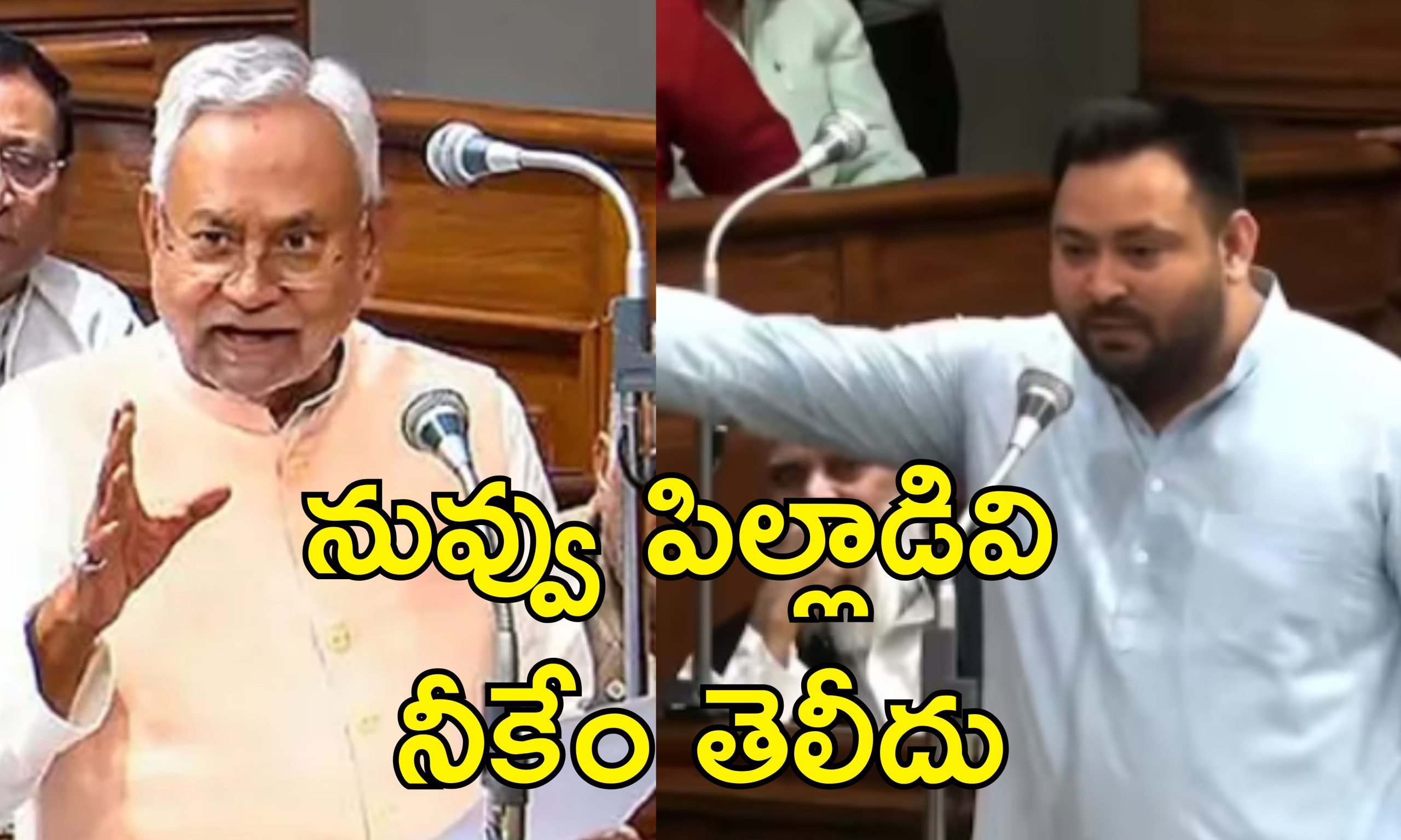 Bihar Assembly CM Nitish Kumar: రాజకీయాల్లో మీ నాన్న నా వల్లే ఎదిగారు.. బిహార్ అసెంబ్లీలో తేజస్వీతో సిఎం నితీష్ వాగ్వాదం