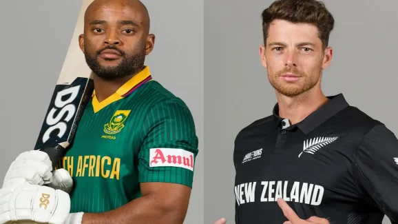 NZ VS SA: బ్యాటింగ్ తీసుకున్నన్యూజిలాండ్..సౌత్ ఆఫ్రికాకు నాకౌట్ సెంటిమెంట్