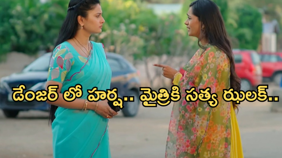 Satyabhama Today Episode : మహదేవయ్య కోసం క్రిష్.. మైత్రికి వార్నింగ్ ఇచ్చిన సత్య…