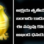 Akshaya Tritiya : అక్షయ తృతీయ రోజు బంగారం, వెండి కాదు ఈ ఒక్క వస్తువు కొని దానం ఇవ్వండి – మీ దశనే మారిపోతుంది
