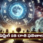 Horoscope Today April 18th : రియల్‌ ఎస్టేట్‌ వారికి లాభాలు – వ్యాపారస్తులకు అర్థికాభివృద్ది