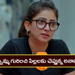 Nindu Noorella Saavasam Serial Today April 9th : ‘నిండు నూరేళ్ల సావాసం’ సీరియల్‌: పిల్లలను కన్వీన్స్‌ చేసిన అనామిక – షాక్ లో మనోహరి