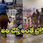 Viral Video: షాపింగ్ మాల్ లోకి గుర్రాలతో ఎంట్రీ.. సీన్ కట్ చేస్తే కటకటాల్లో ఊచలు లెక్కిస్తూ..