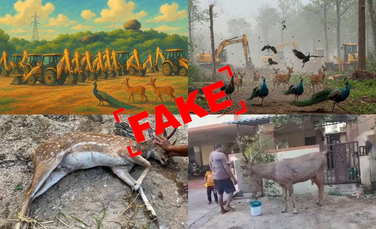 HCU FactCheck: AI ఫోటోలతో HCU ఫేక్ ప్రచారం, కిషన్ రెడ్డి గారూ మీరు కూడానా?