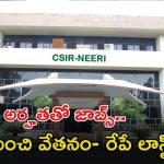CSIR-NEERI Jobs: శుభవార్త.. ఇంటర్ అర్హతతో ఉద్యోగాలు.. జాబ్ వస్తే రూ.81,000 జీతం..