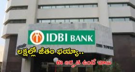 IDBI Recruitment: డిగ్రీ అర్హతతో ఐడీబీఐలో ఉద్యోగాలు.. ఎట్లాంటి ఎగ్జామ్ లేదు.. జీతాలు మాత్రం రూ.లక్షలో..