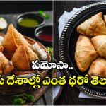 Soamosa Prices Worldwide: ఇండియాలో సమోసా ధర రూ.20.. అమెరికాలో ఎంతో తెలిస్తే షాకవ్వాల్సిందే!