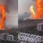 Malaysia Fire Accident: మలేషియాలో భారీ అగ్ని ప్రమాదం.. ఆకాశంలోకి ఎగిసిపడ్డ మంటలు