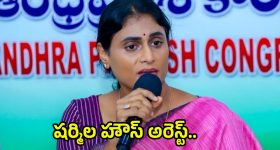 Sharmila House Arrest: ఏపీ పీసీసీ చీఫ్ వైఎస్ షర్మిల హౌస్ అరెస్ట్..