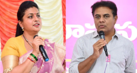 ktr and roja: అక్కడ కేటీఆర్.. ఇక్కడ రోజా.. మిగతా అంతా సేమ్ టు సేమ్
