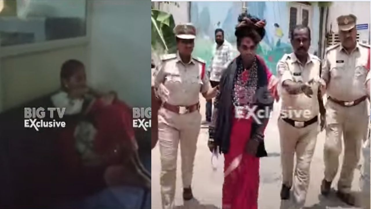 Lady Aghori – Srivarshini : అఘోరీని ఎన్‌కౌంటర్ చేయాలి.. పోలీసులతో వర్షిణి హంగామా..