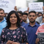 Protest against telugu: మాపై తెలుగు రుద్దొద్దు.. హైదరాబాద్ లో పేరెంట్స్ నిరసన