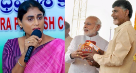 Sharmila counter to modi: అప్పుడు మట్టికొట్టి పోయాడు.. ఇప్పుడు సున్నం కొట్టి పోతాడేమో