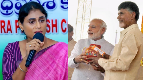 Sharmila counter to modi: అప్పుడు మట్టికొట్టి పోయాడు.. ఇప్పుడు సున్నం కొట్టి పోతాడేమో