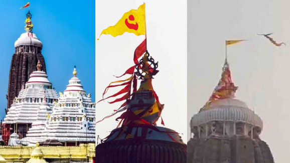 Puri temple Flag: పూరీ ఆలయ పతాకాన్ని ఎత్తుకెళ్లిన గద్ద.. శుభమా..? అశుభమా..?