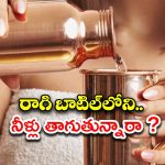 Copper Bottle: రాగి బాటిల్‌లోని.. నీళ్లు తాగుతున్నారా ? డేంజర్‌లో పడ్డట్లే !