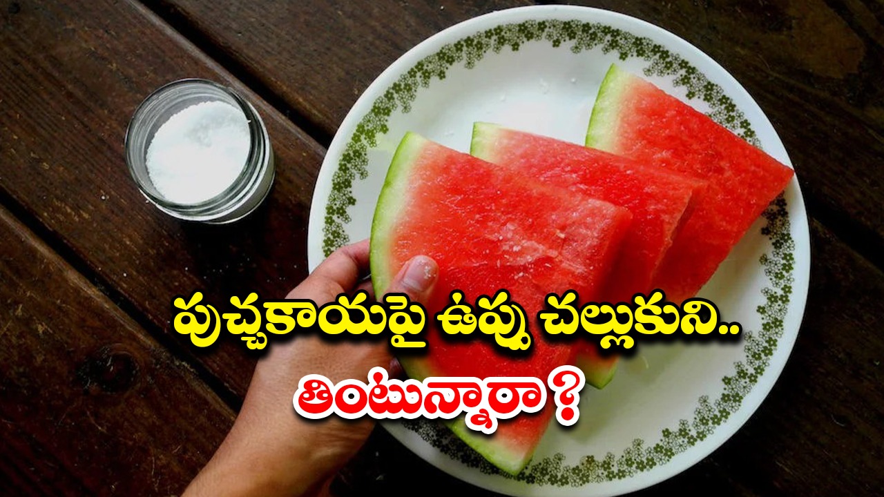 Salted Watermelon: పుచ్చకాయపై ఉప్పు చల్లుకుని తినాలా ? వద్దా ?