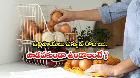 Onion Storage Tips: ఉల్లిపాయలు 6 నెలల పాటు పాడవకుండా ఉండాలంటే.. ఇలా చేయండి !