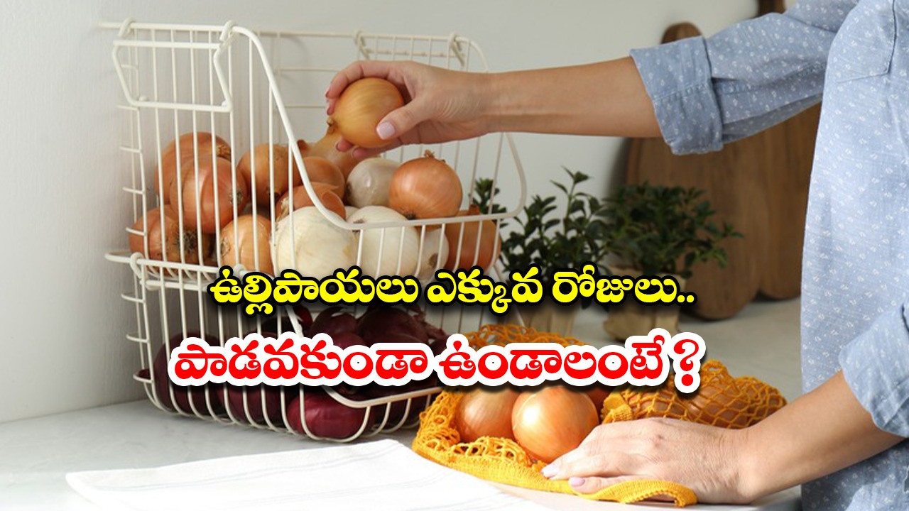 Onion Storage Tips: ఉల్లిపాయలు 6 నెలల పాటు పాడవకుండా ఉండాలంటే.. ఇలా చేయండి !