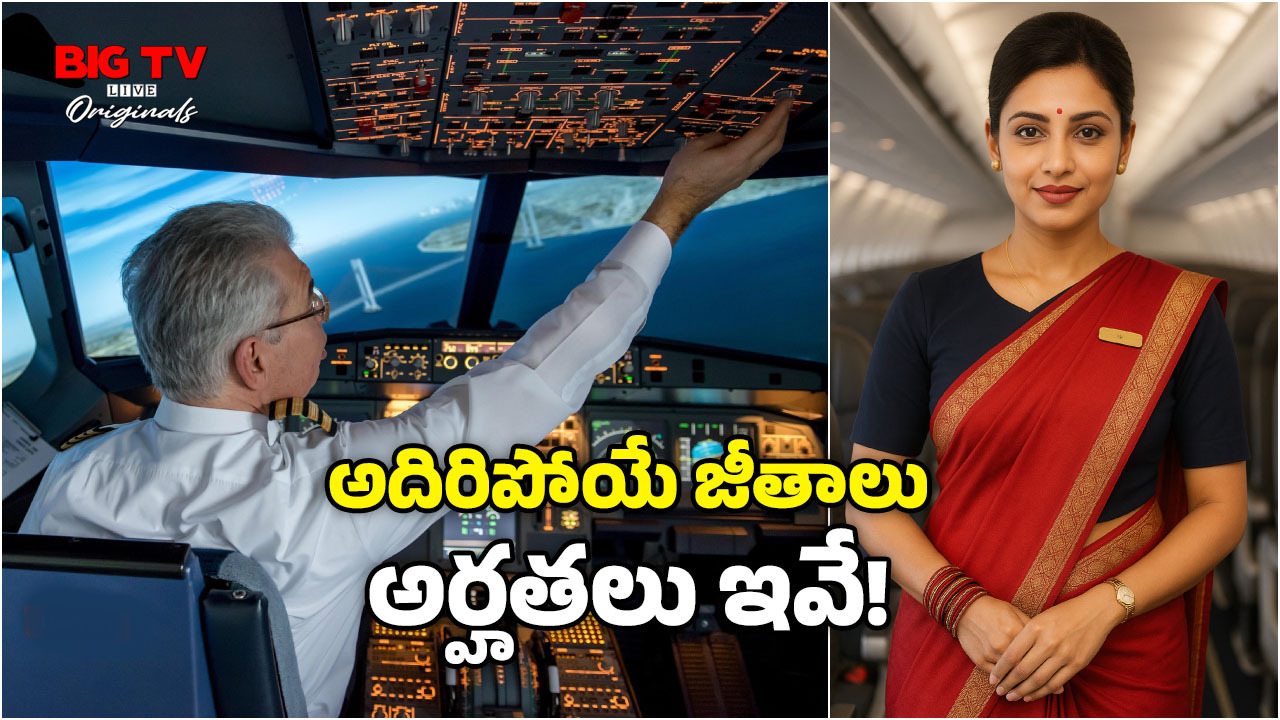 Pilot job: ఇండియాలో పైలట్‌, ఎయిర్ హోస్టెస్‌కు వచ్చే జీతం ఎంత? ఆ జాబ్స్‌కు ఎలా అప్లై చేయాలి?