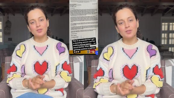 Kangana Ranaut: బాలీవుడ్ అవార్డ్స్ పై కంగనా కామెంట్.. అతడు పంపిన చీరే ప్రత్యేకం అంటూ..!