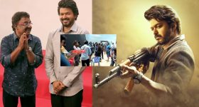 Vijay Thalapathi: షూటింగ్ సెట్ లో ఆయనపై గన్ గురిపెట్టిన విజయ్.. వీడియో వైరల్..!