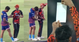 SKY on Abhishek sharma : ఇదేం దౌర్జన్యం..మళ్ళీ అభిషేక్ శర్మ జేబులు చెక్ చేసిన SKY