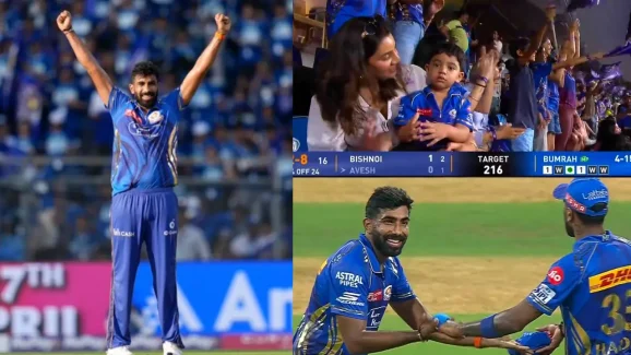 Jasprit Bumrah: కొడుకు ముందు రెచ్చిపోయిన బుమ్ బుమ్ బుమ్రా.. లక్ అంటే ఇదే కదా