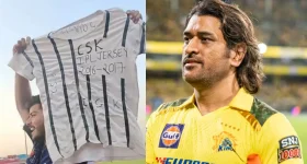 RCB Fan Trolls CSK: ధోనికి ఖైదీ జెర్సీ... CSK చీటింగ్ టీం అంటూ RCB కుట్ర !