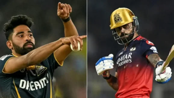 RCB VS GT: RCBకి చుక్కలు చూపించిన సిరాజ్… గుజరాత్ టార్గెట్ ఎంతంటే ?