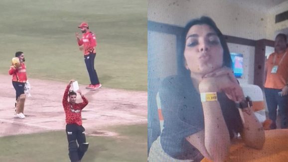 Abhishek Sharma : అభిషేక్ శర్మకు కిస్ ఇచ్చిన టాలీవుడ్ బ్యూటీ !
