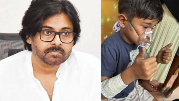 Pawan Kalyan Son : ఆక్సిజన్ మాస్క్‌తో పవన్ కుమారుడు.. ఈ ఫోటో చూస్తే గుండె బరువెక్కుతుంది..
