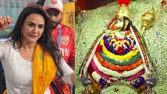 Preeti Zinta In Temple:  SRHను ఓడించేందుకు ప్రీతి జింటా కుట్రలు.. హైదరాబాద్ లోనే టెంపుల్ లోనే