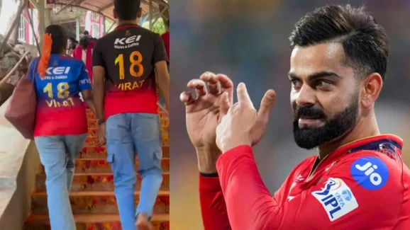Virat Kohli:   RCB కోసం యువ జంట రచ్చ.. తిరుమల మెట్లు ఎక్కి మరీ